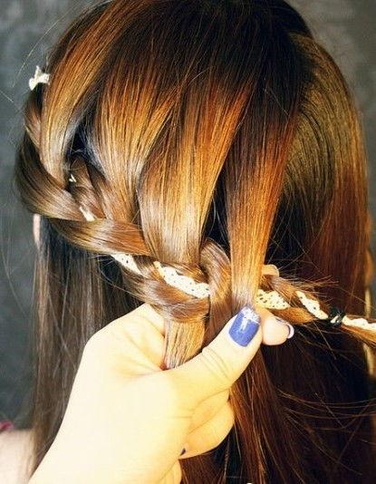 成人出游发型编发视频